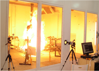 Flame - Flash Fire Accessory - Modular Burn Chamber Self-contained burn chamber for flash fire testing
