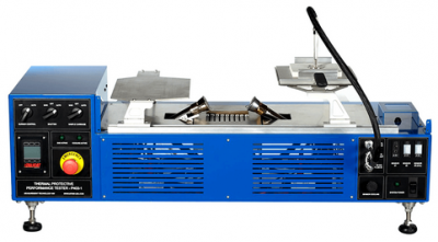 Protective Test System - Thermal Protective Performance (TPP) Evaluate a fabric’s ability to block convective and radiant heat penetration to avoid burn injury